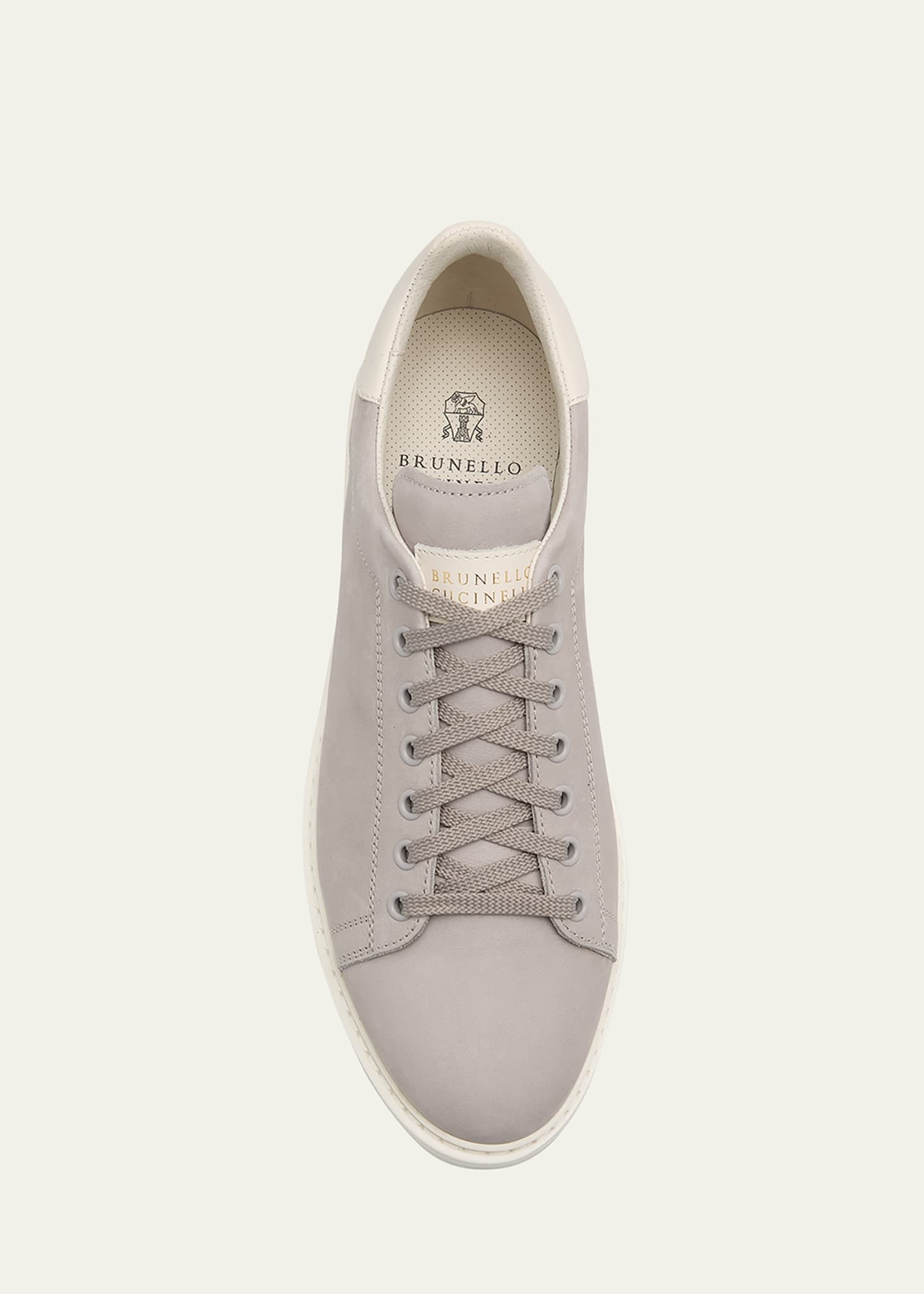 Men's Low-Top Leather Sneakers - 4