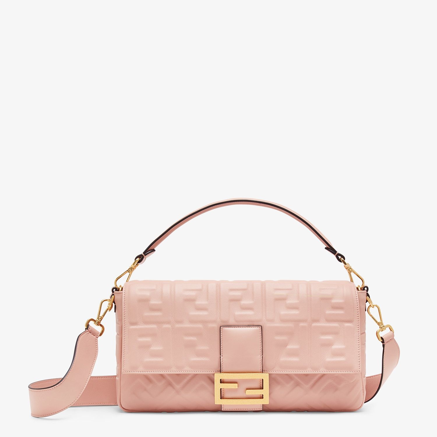 Pink nappa leather bag - 1