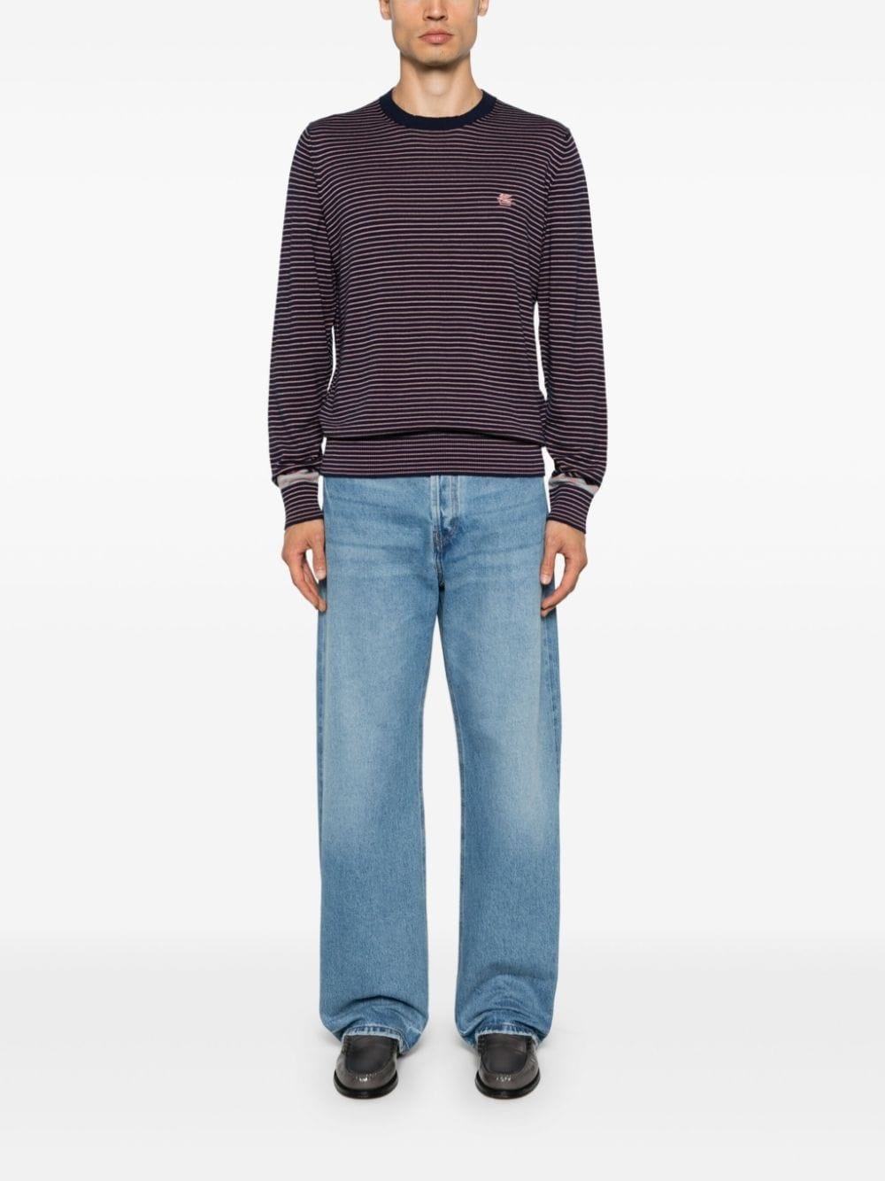 Pegaso-motif sweater - 4