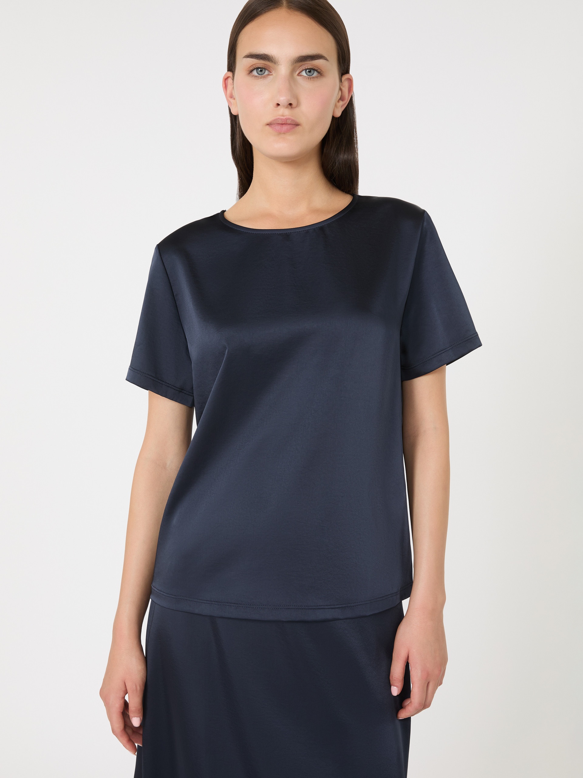 GILBERT Satin and jersey T-shirt - 5