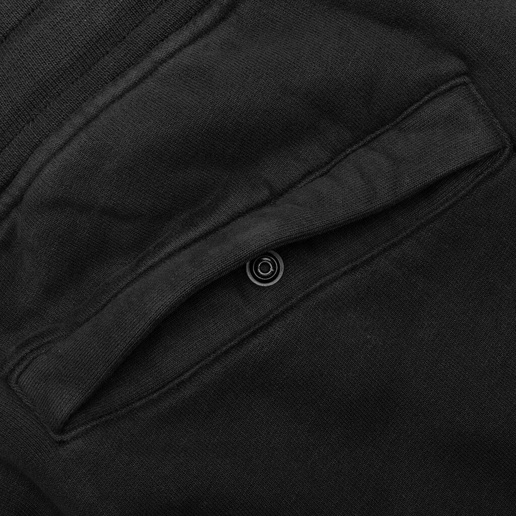 BRUSHED CARGO FLEECE PANTS - CHARCOAL - 4