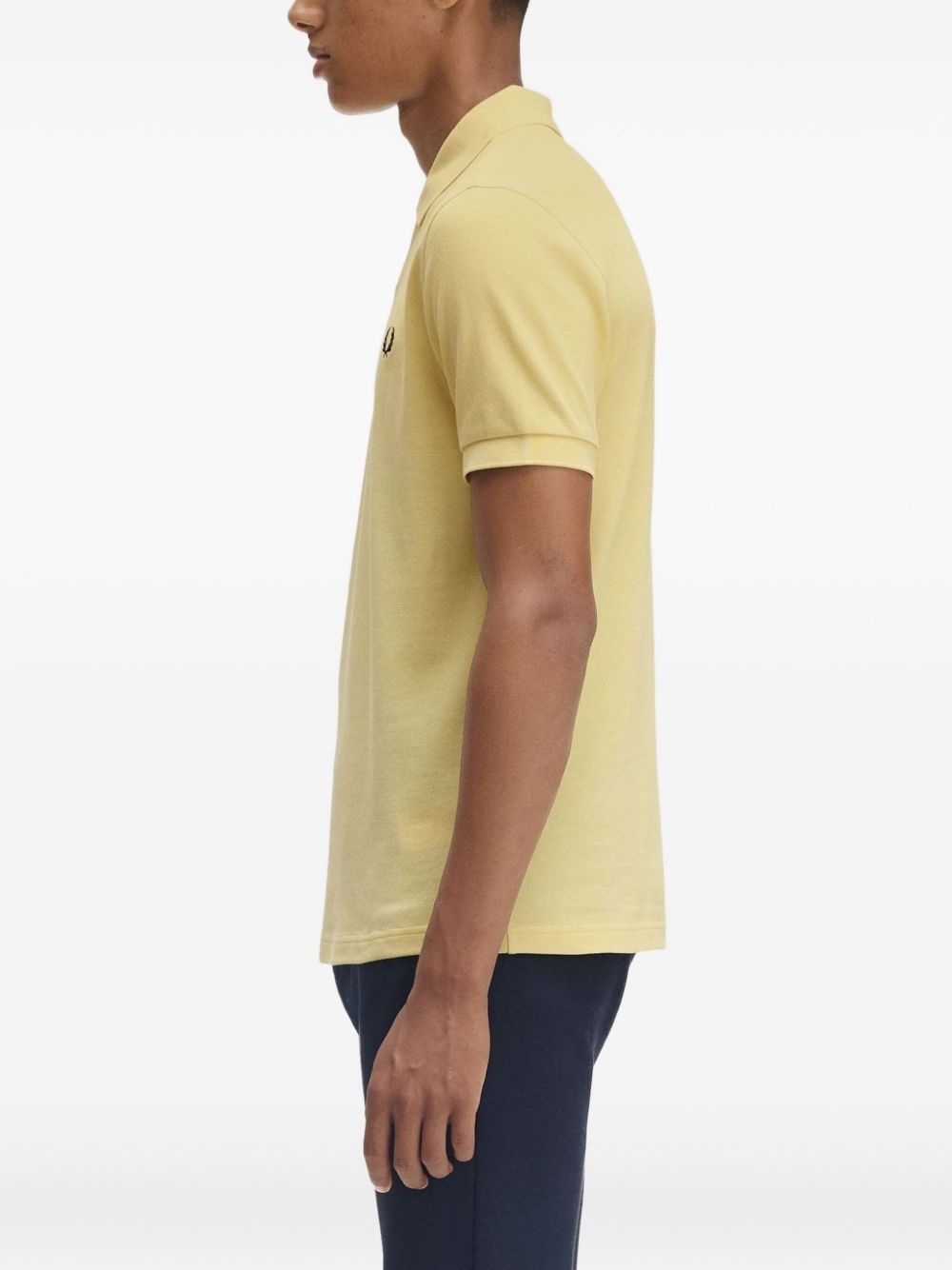 logo-embroidered polo shirt - 3