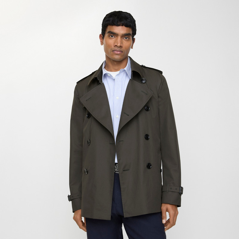 Burberry Extra-short Tropical Gabardine Kensington Trench Coat outlook