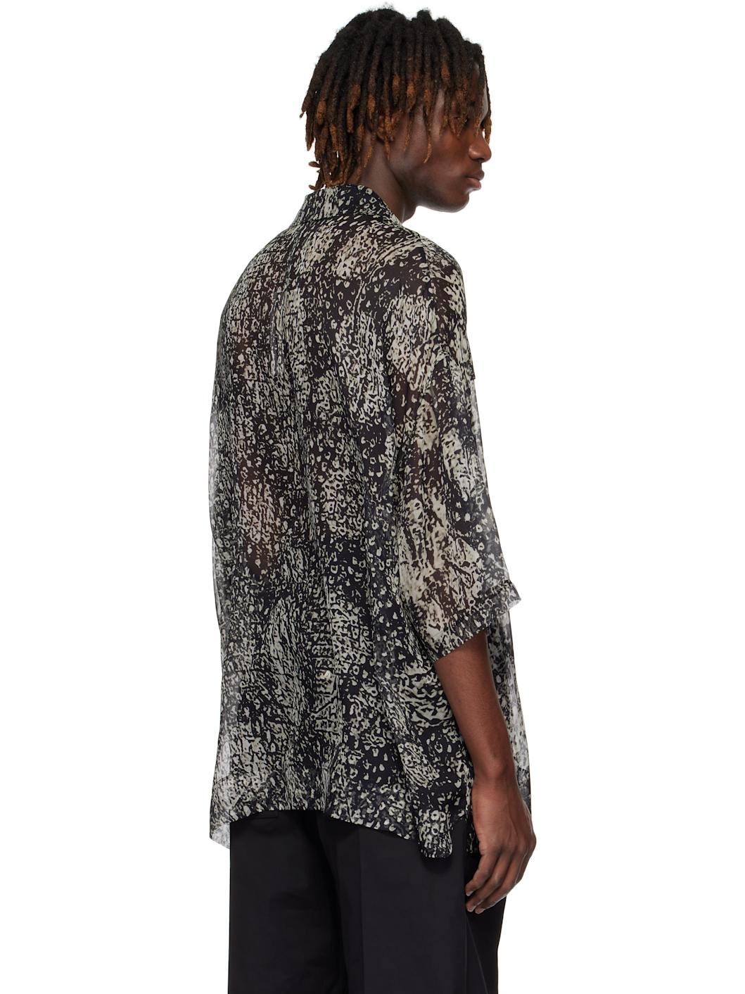 Black & Off-White Hollywood Magnum Tommy Shirt - 3