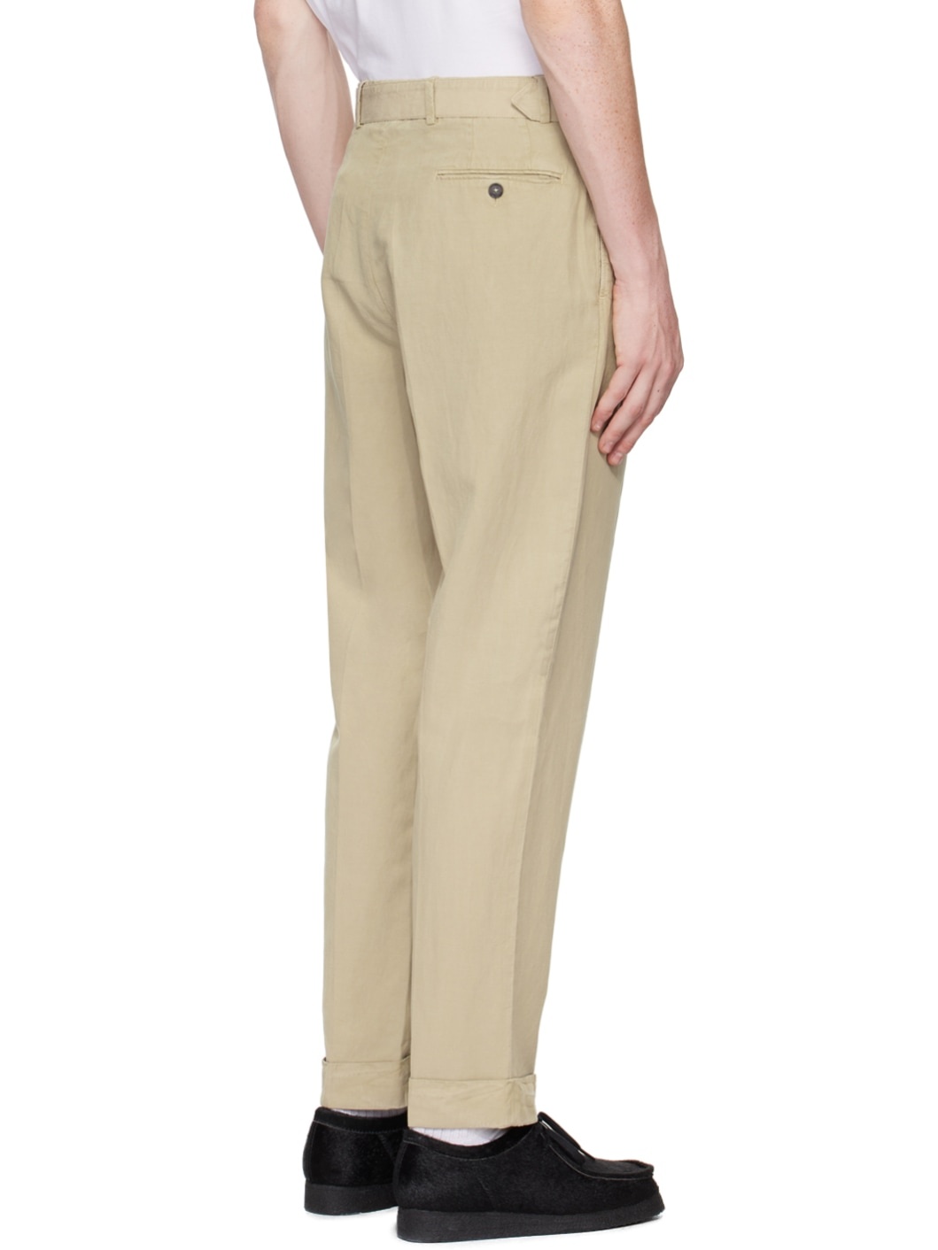 Beige Hugo Trousers - 3