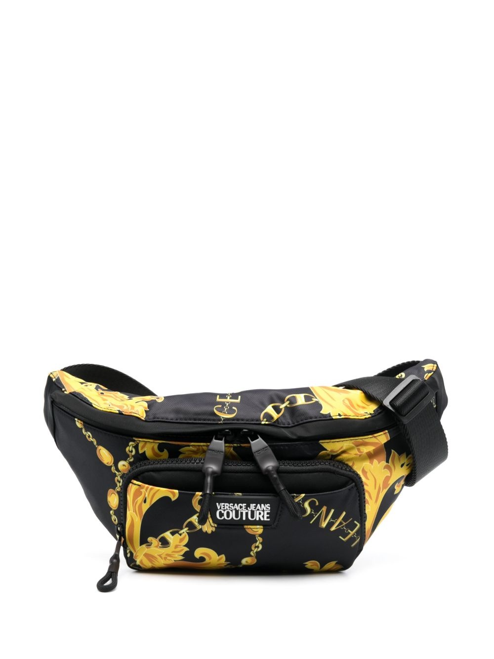 Chain Couture-print belt bag - 1