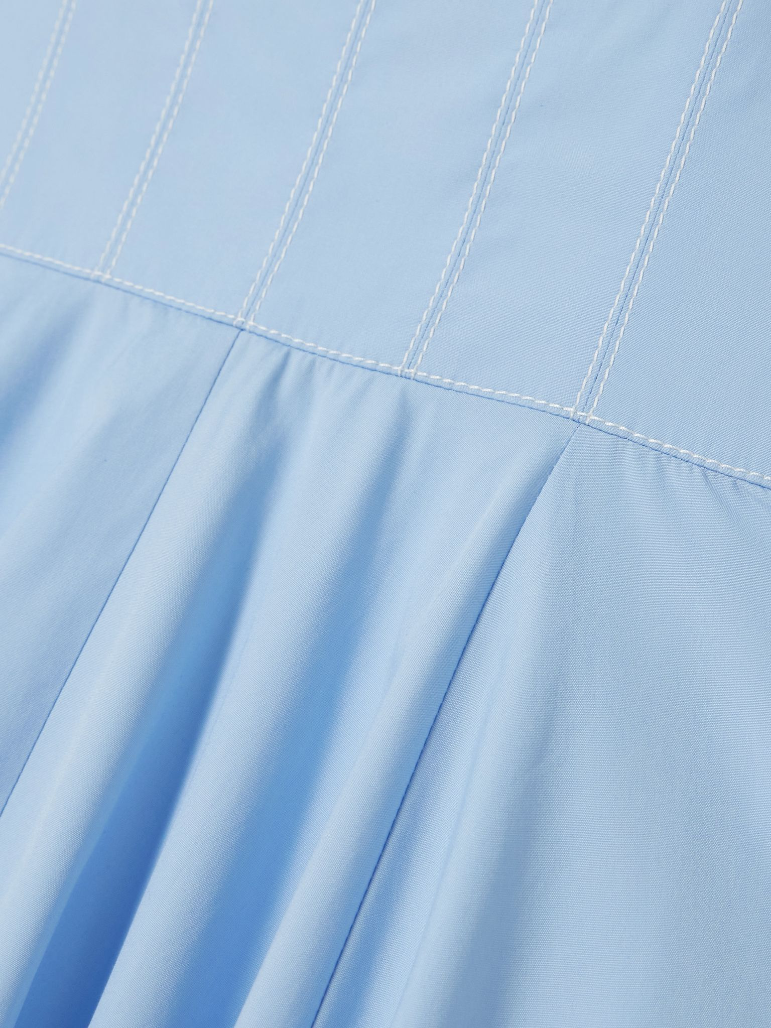 Nikush cotton-poplin midi dress Light blue - 4
