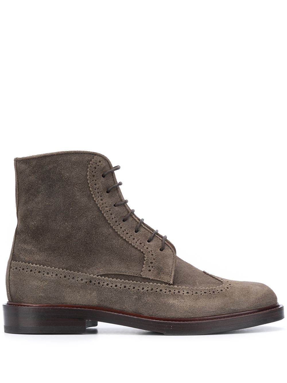 perforated desert boots - 1