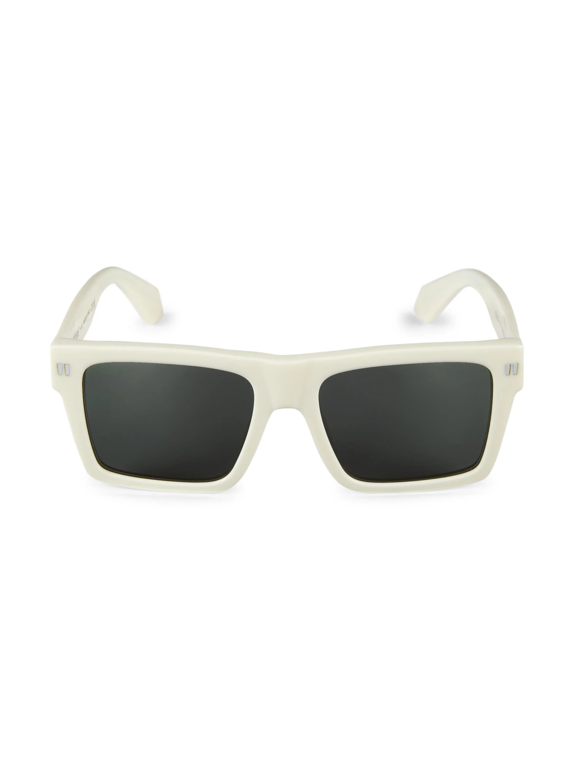 Men's 54MM Lawton Sunglasses - White Dark Grey - 1
