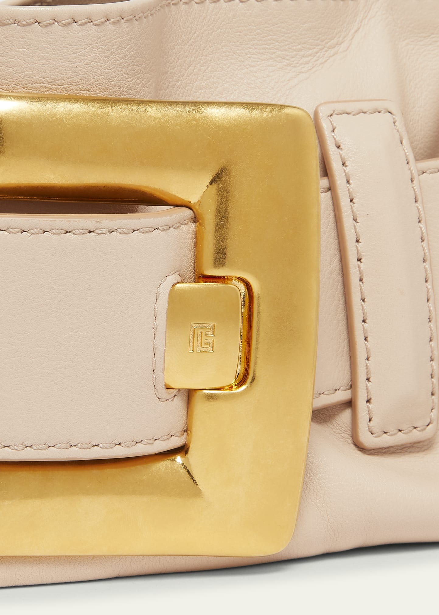 Anthem Mini Buckle Shoulder Bag in Calfskin Leather - 5