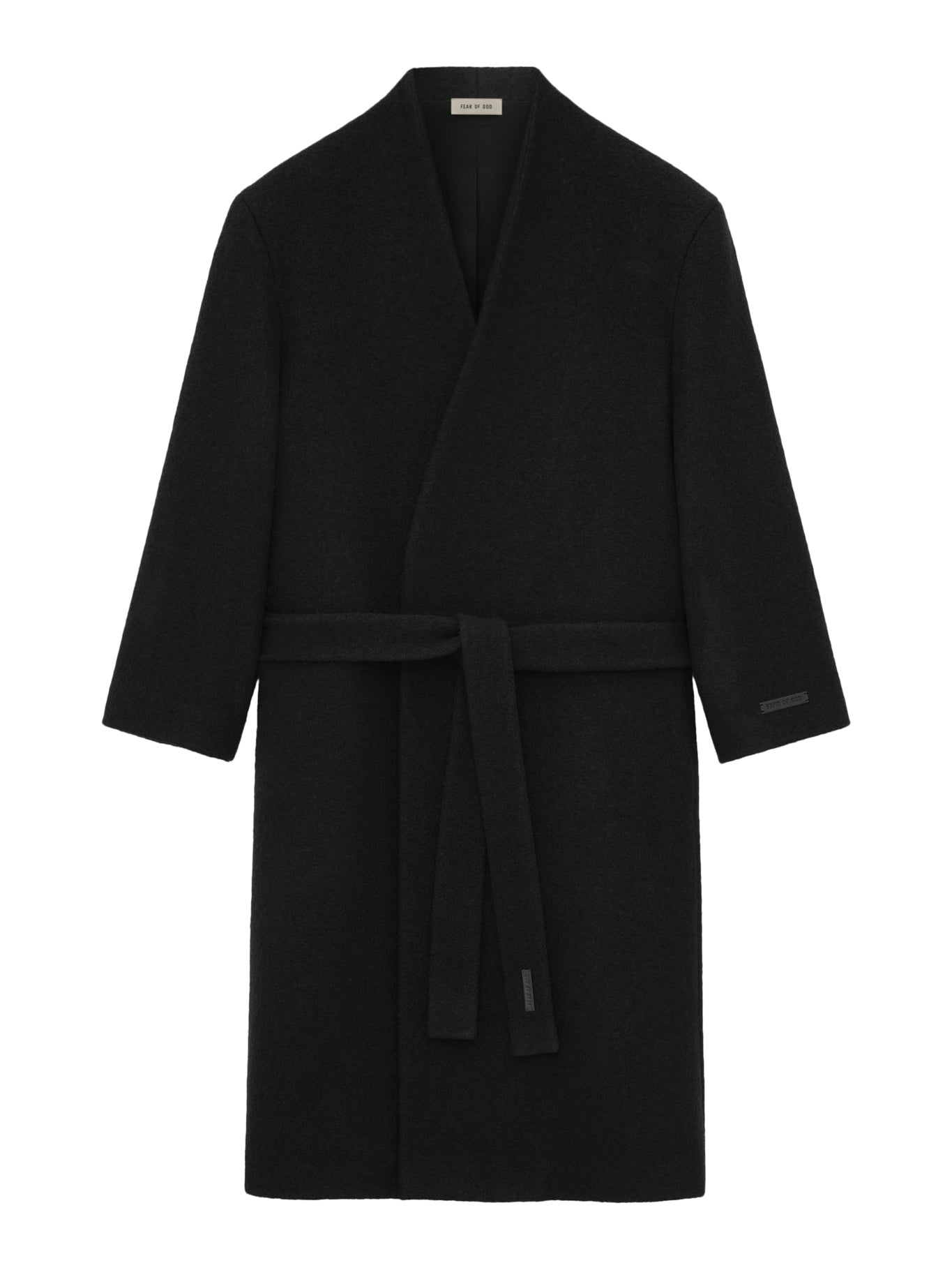 WOOL SHOULDERLESS COAT - 3