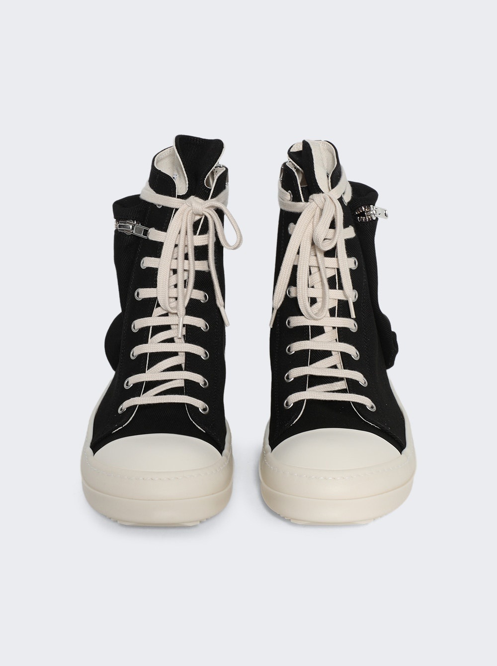 Porterville Cargo High-top Sneakers Black And Milk - 3