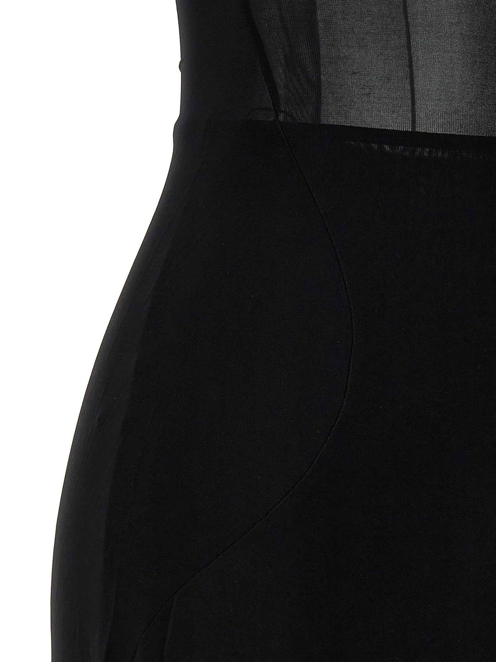 The Black Conical Dresses Black - 4