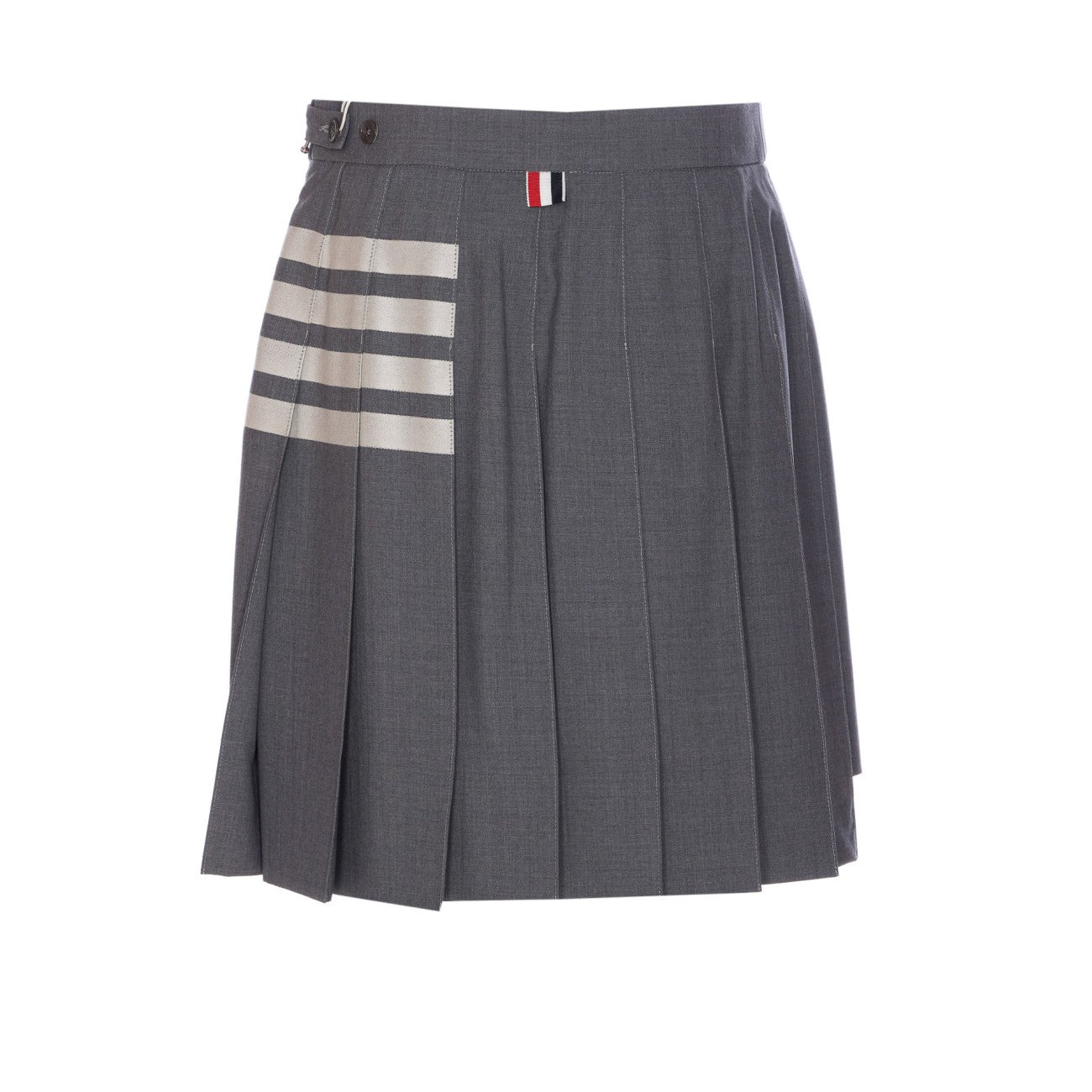 Thom Browne Women 4Bar Pleated Skirt - 3