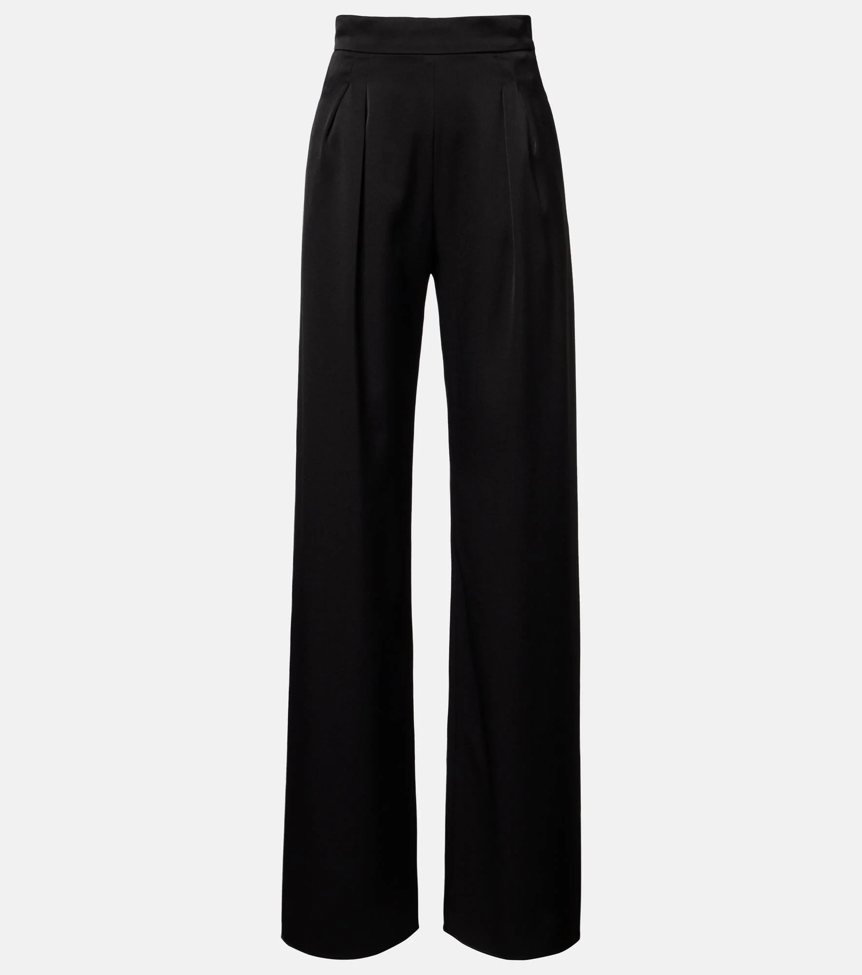 Divo satin wide-leg pants - 1