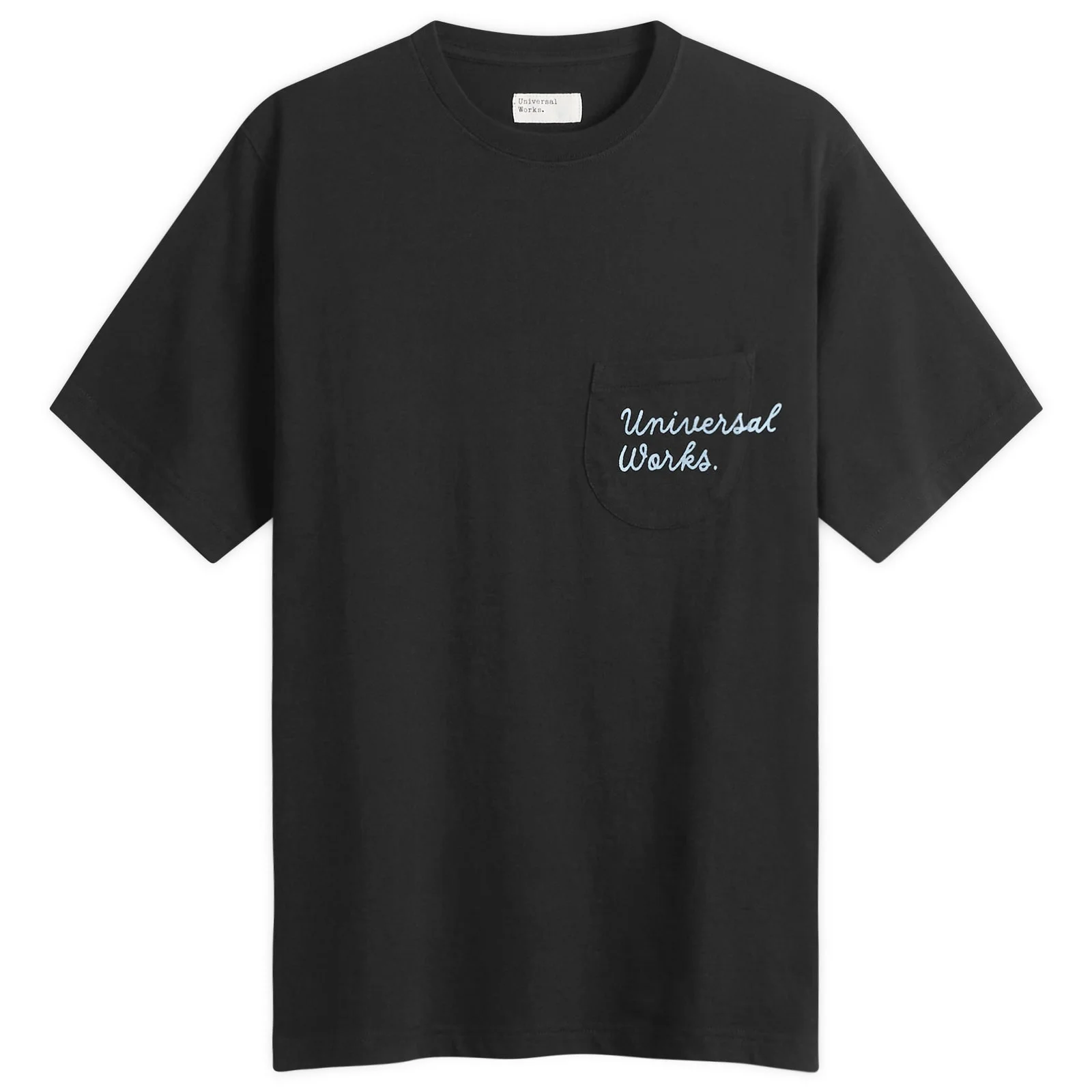 Universal Works Script Logo Pocket T-shirt - 1