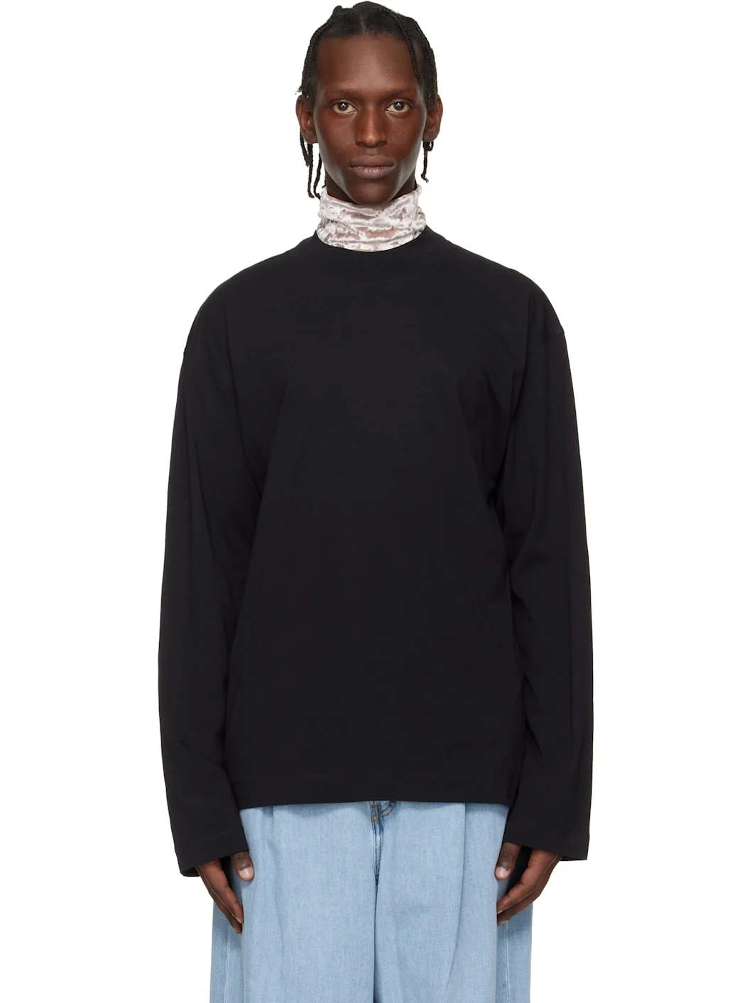 Black Long Sleeve T-shirt - 1