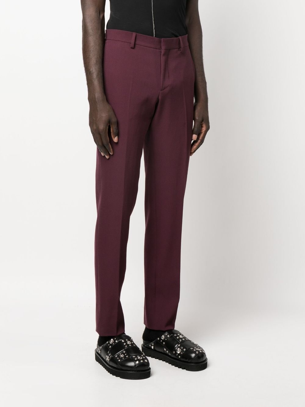 tailored virgin-wool trousers - 3