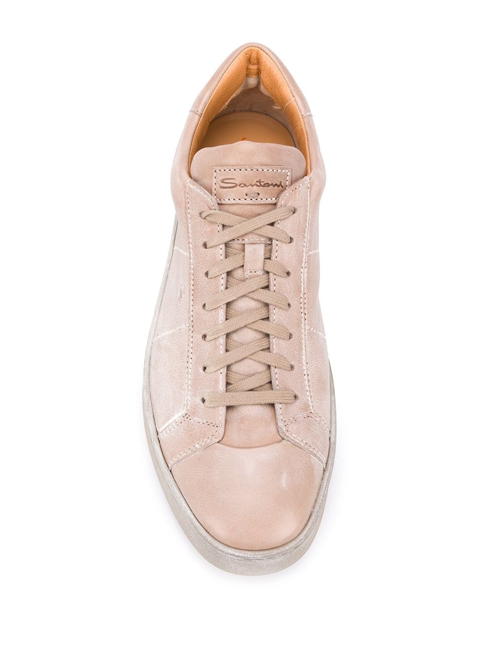 low lace-up sneakers - 4