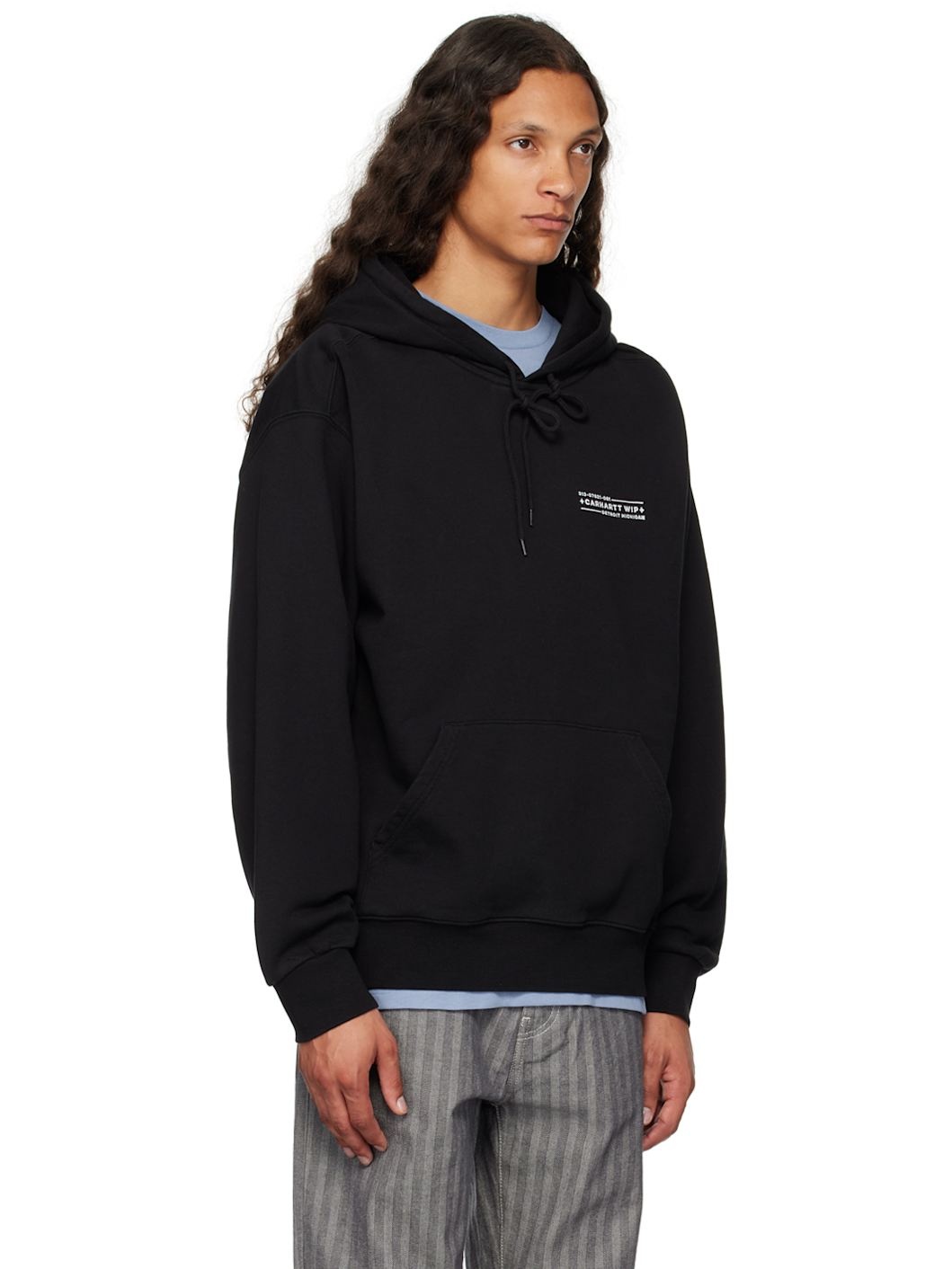 Black Stamp Hoodie - 2