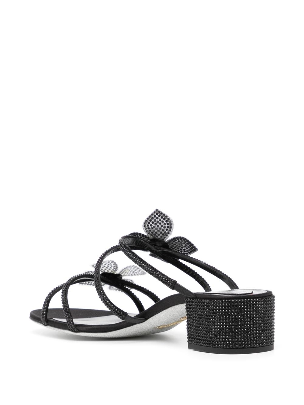 crystal embellishment sandals - 3