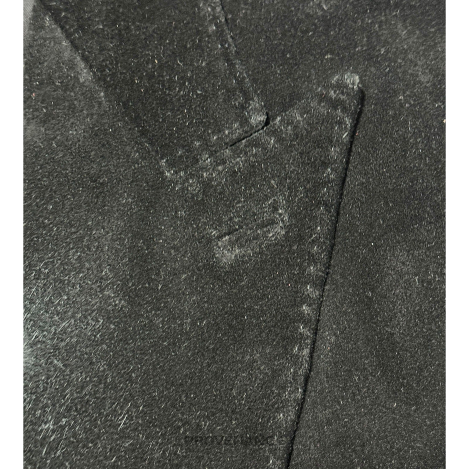 Gucci Heavy Suede Peak Lapel Coat Tom Ford - Black 46 36 - 7