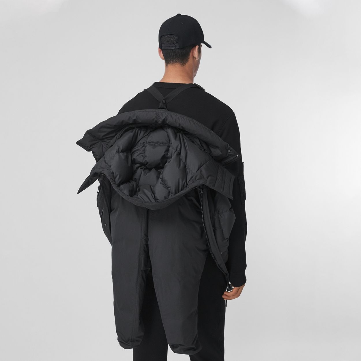 Detachable Hood Down-filled Jacket - 5