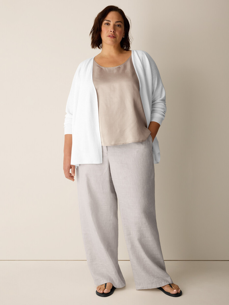 Organic Linen Cotton Wrap Cardigan 6