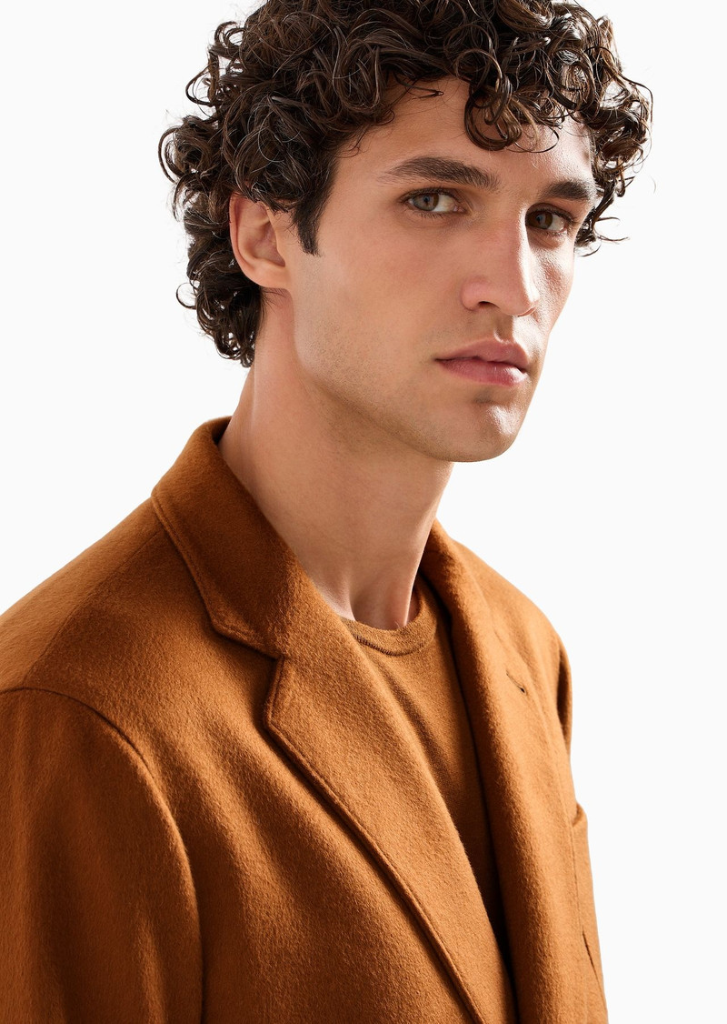 Giorgio Armani Vicuña double-breasted jacket in pure lightweight vicuña cloth 6