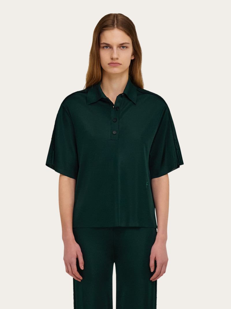 FERRAGAMO Knitted polo shirt outlook