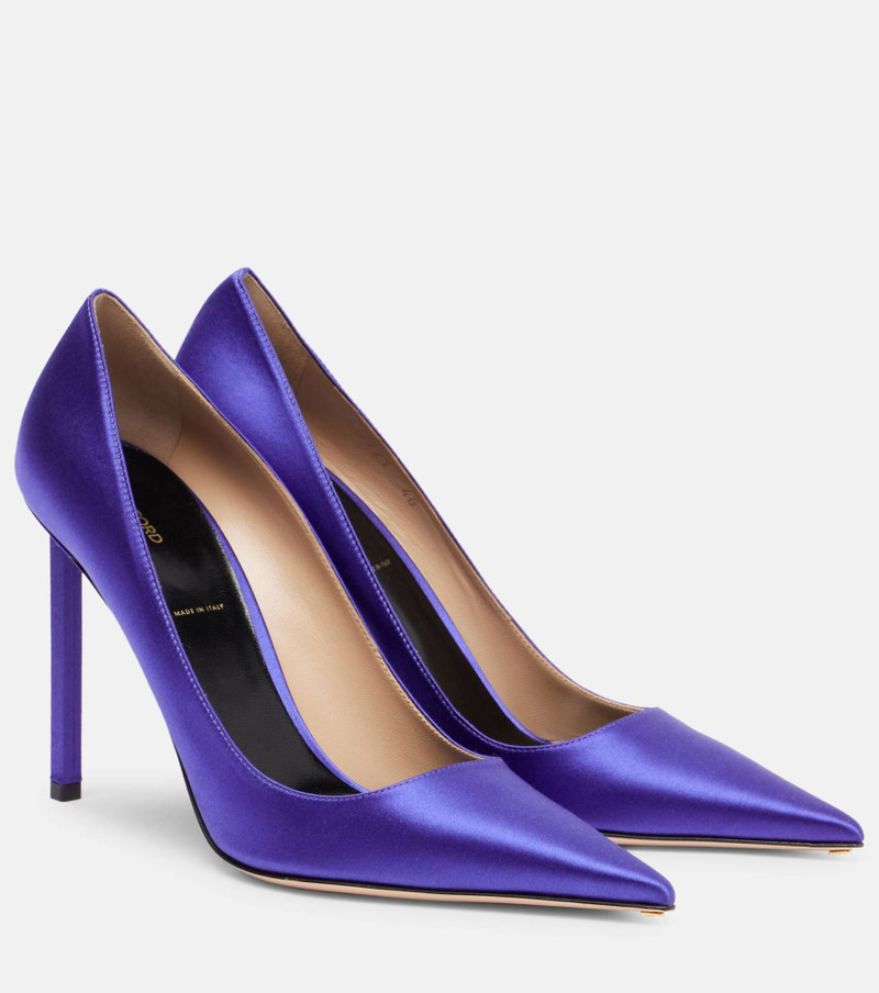 Betty 105 satin pumps 1