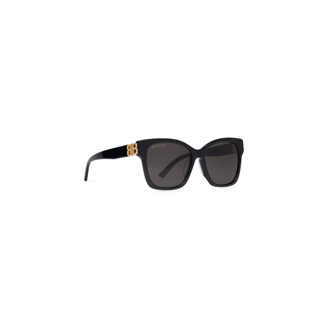 Women's Dynasty Square Sunglasses in Black - 2