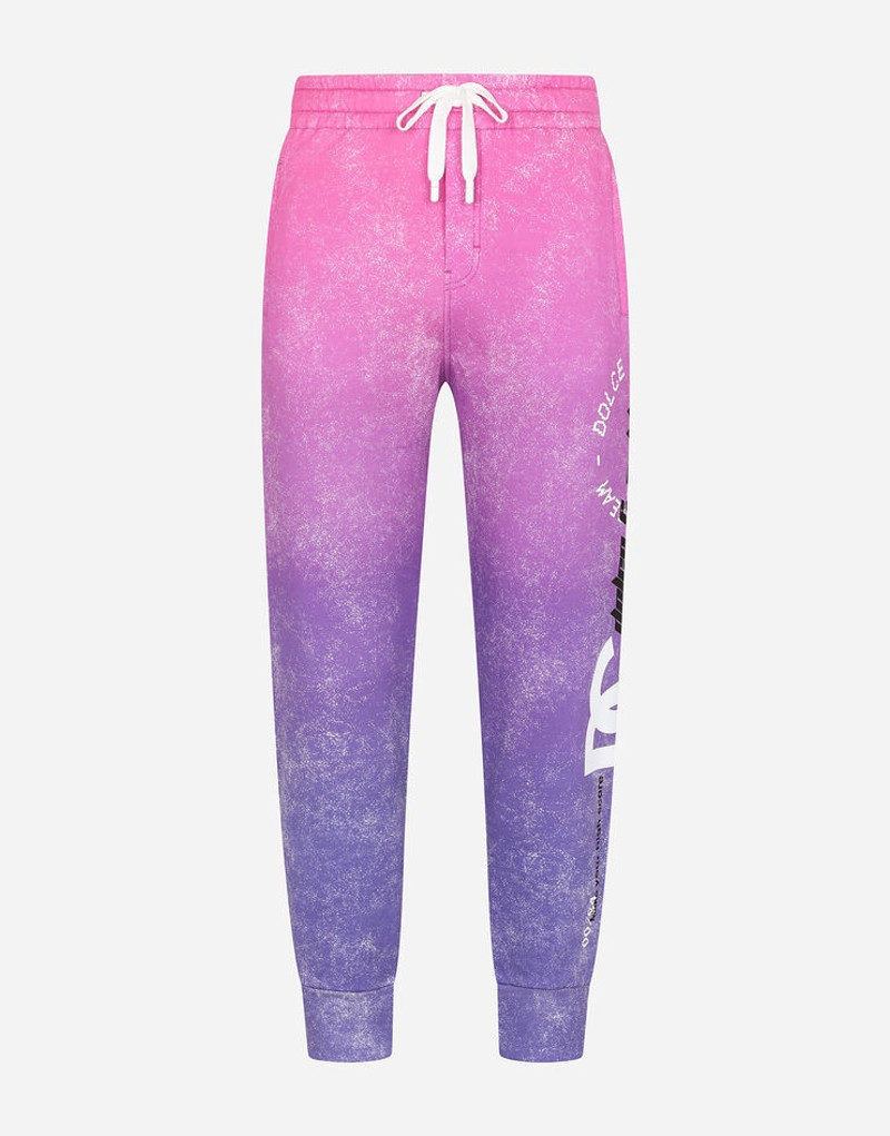 Jogging pants with DG Crew print 1