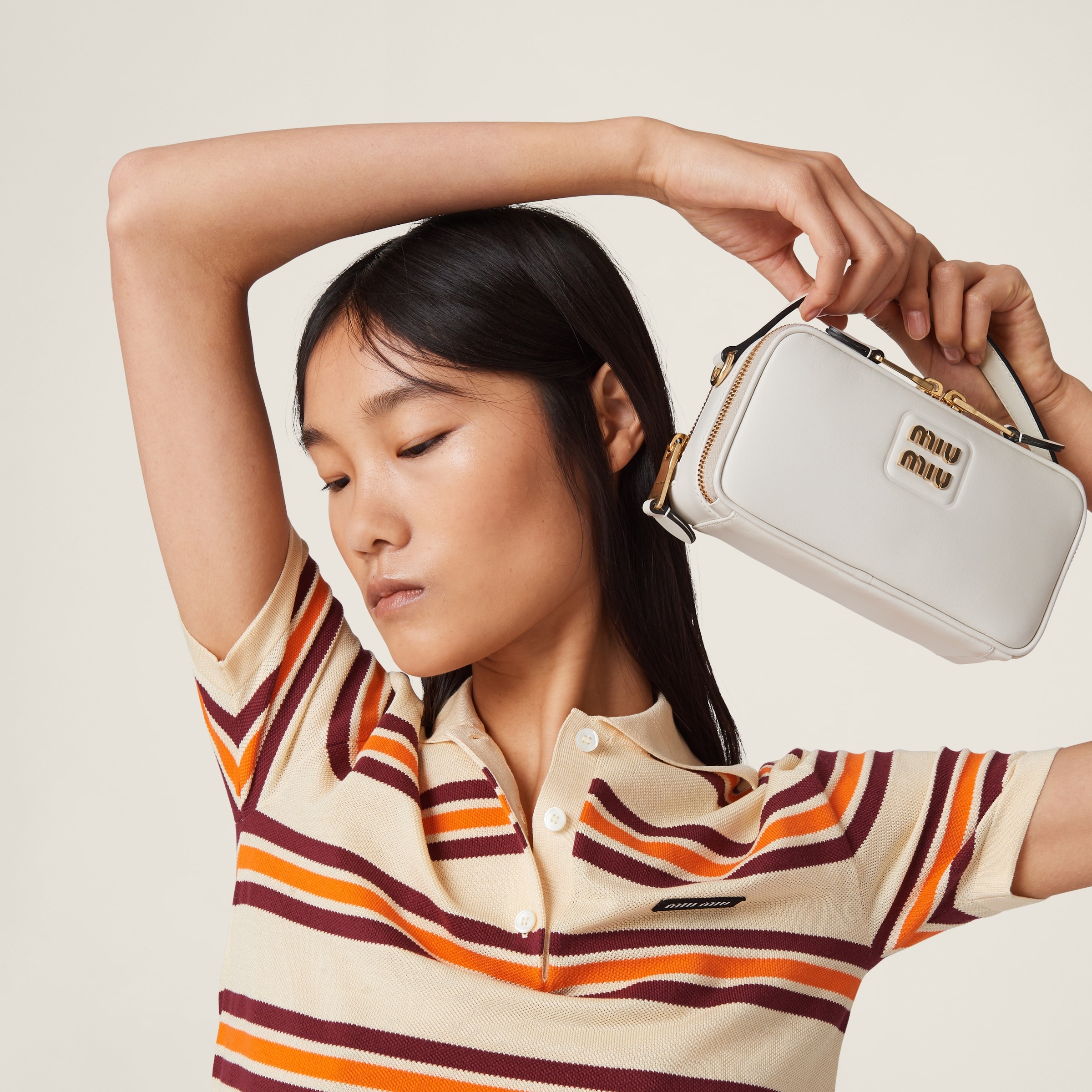 【MIU MIU】BIG Sale★COTTON POLO ドレス Miu Miu Silk and cotton polo dress - ShopStyle