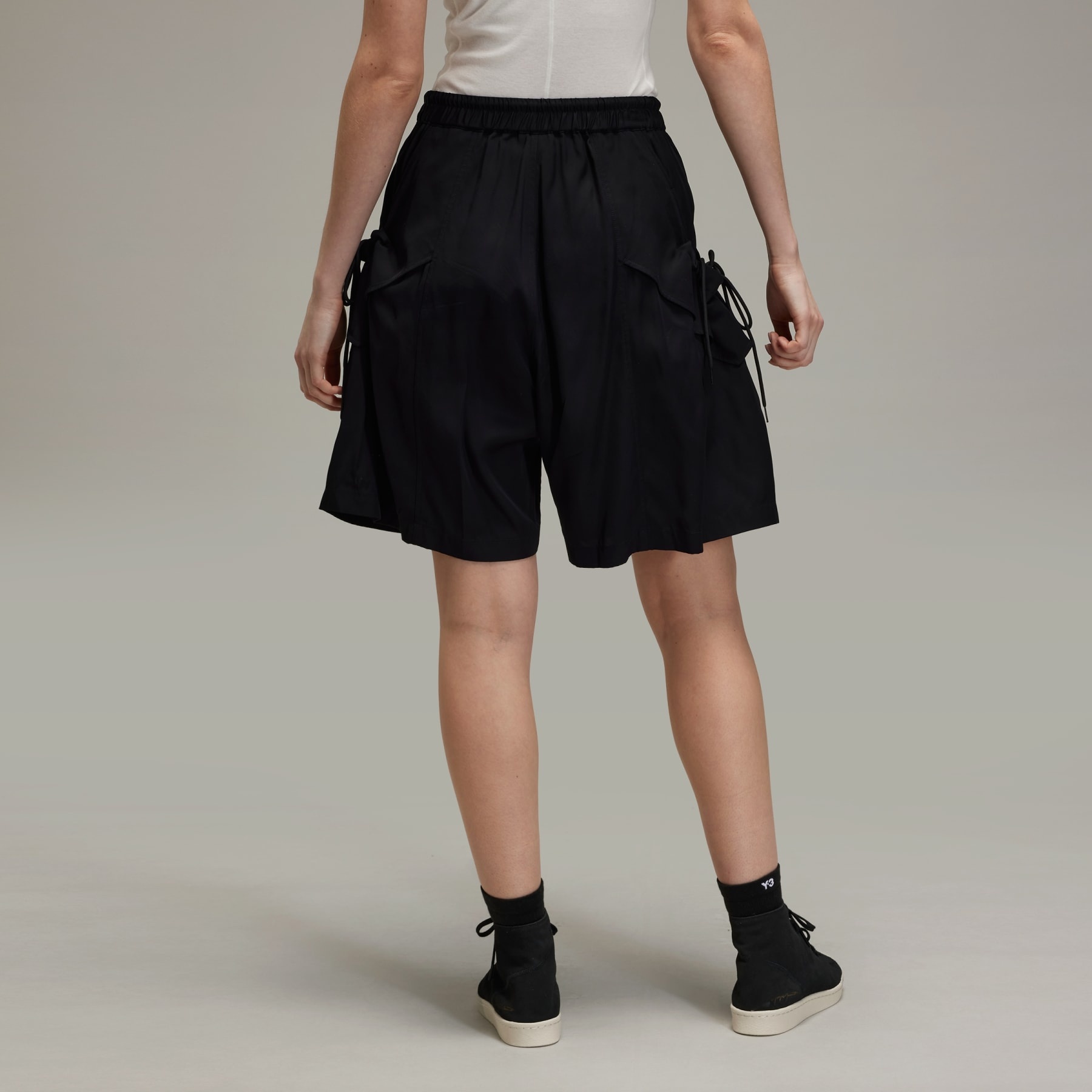 Y-3 Rayon Twill Shorts - 3