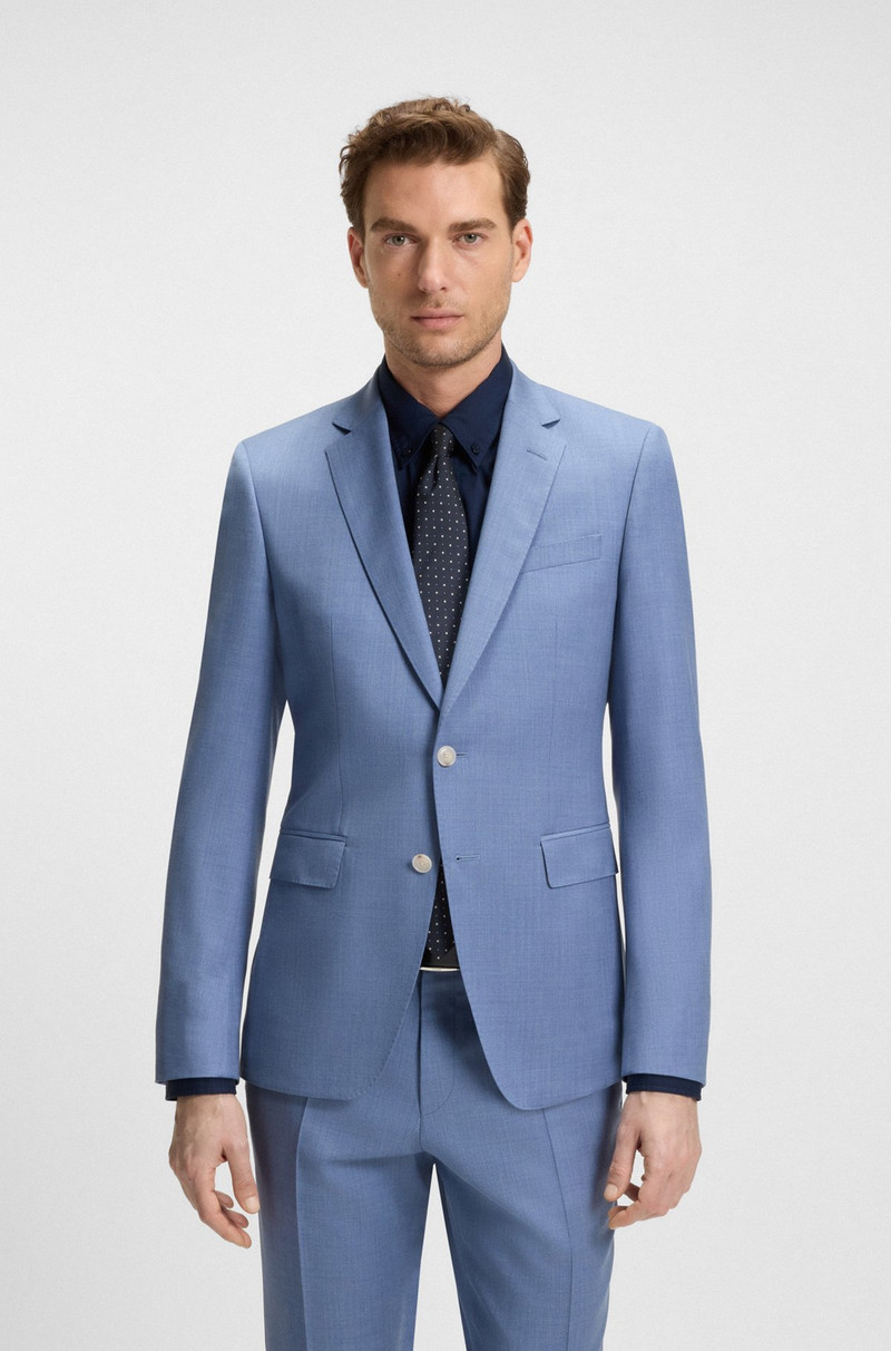 BOSS SILK-BLEND TIE WITH JACQUARD PATTERN outlook