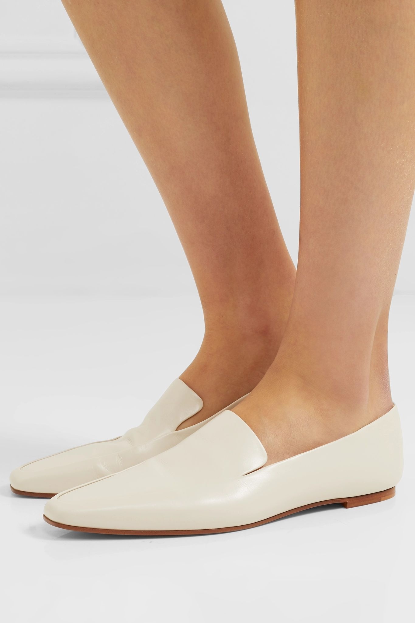 Minimal leather loafers - 2