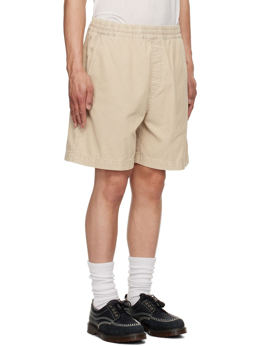 Beige Reynold Shorts - 2