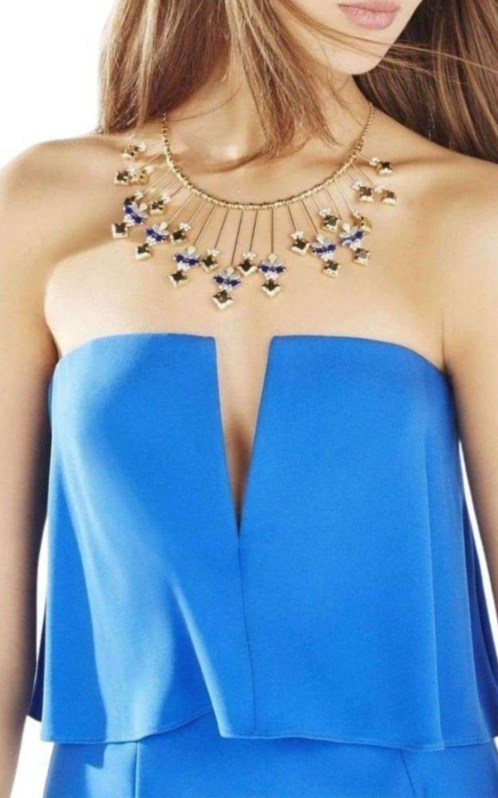 BCBGMAXAZRIA - Square Stone Sunburst Necklace - 2
