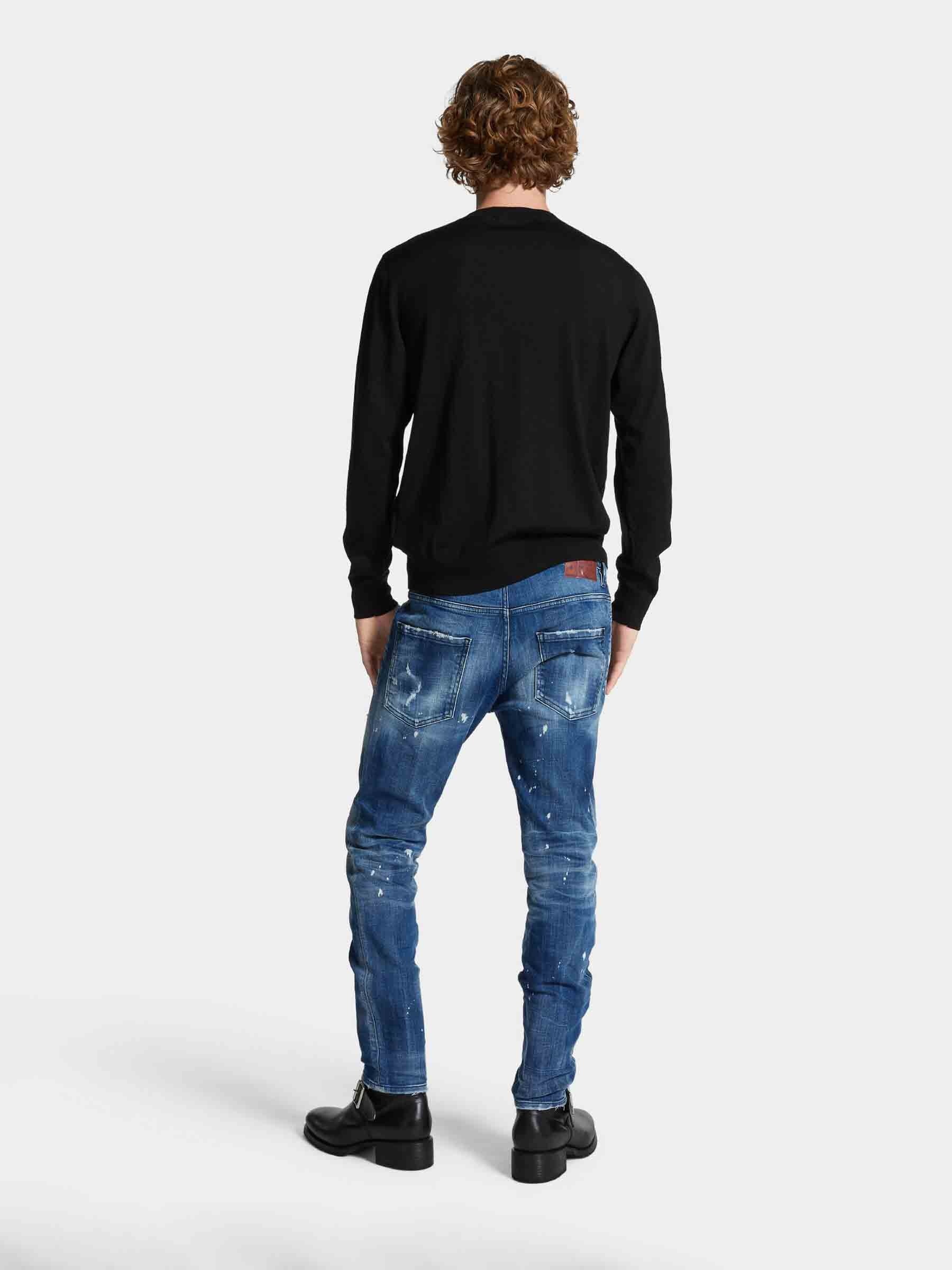 RIPPED SLIM JEANS - 3