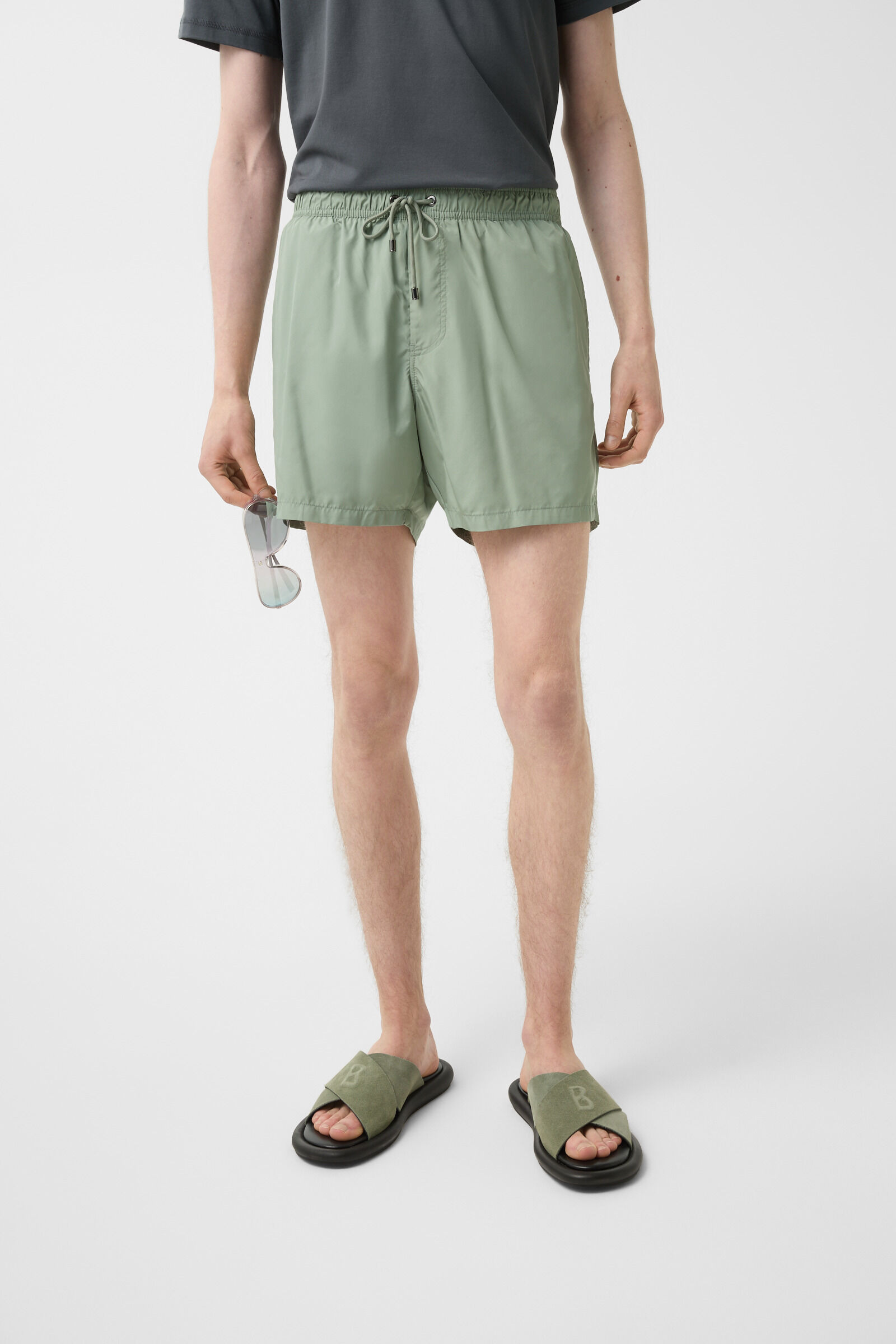 Paul swim shorts in Eucalyptus - 2