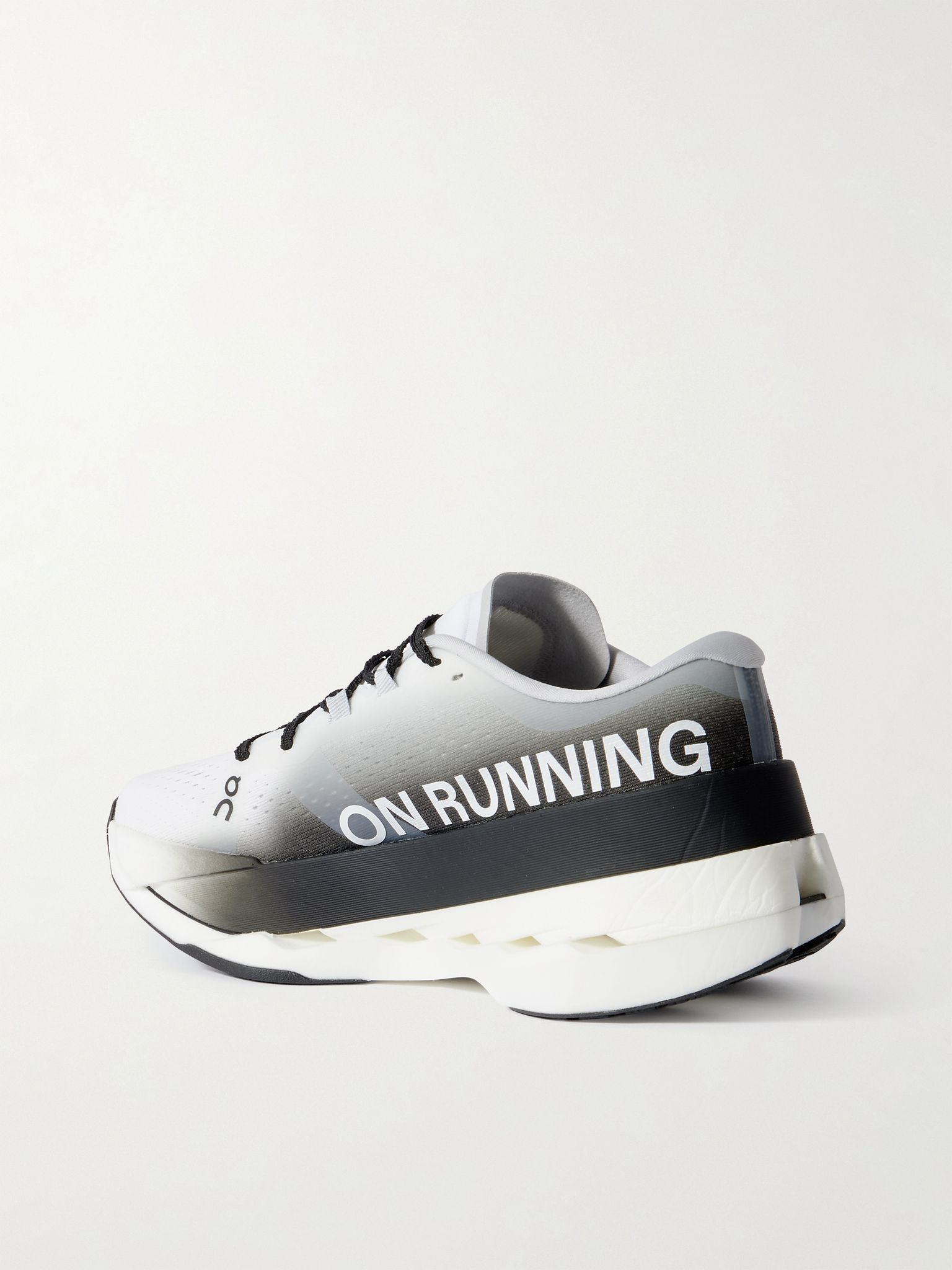 Cloudboom Max Rubber-Trimmed Recycled-Mesh Sneakers White - 4