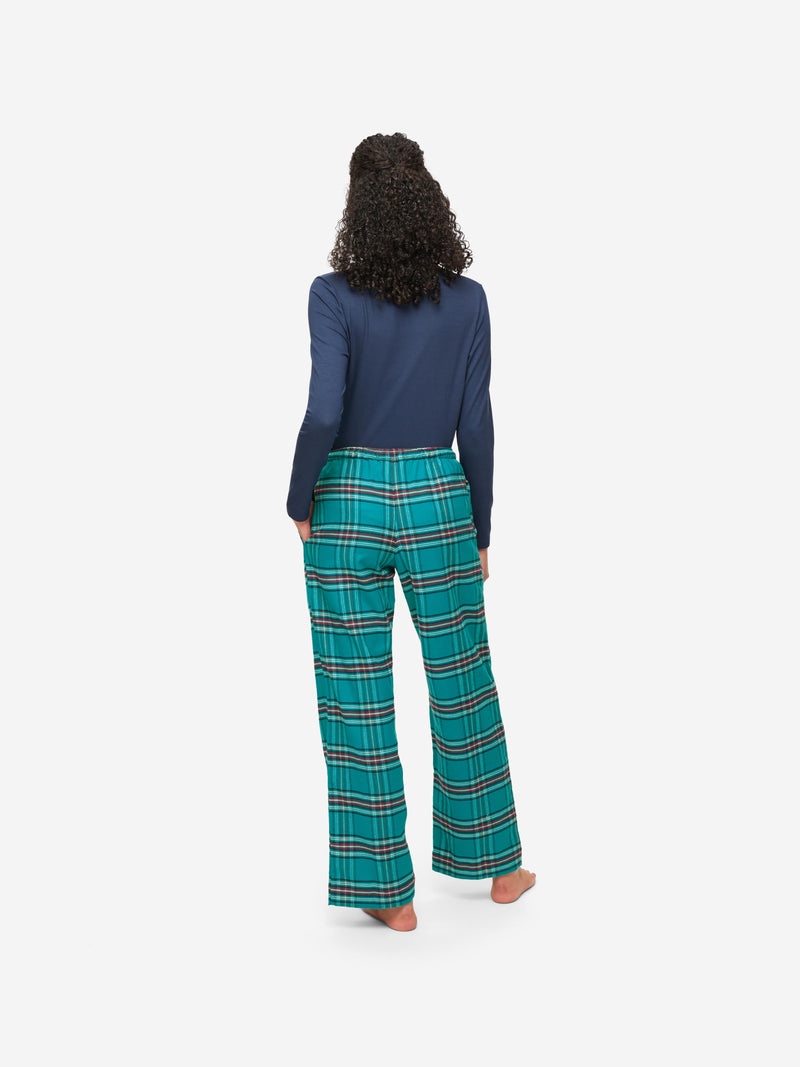 Women's Lounge Trousers Kelburn 25 Brushed Cotton Multi - 4