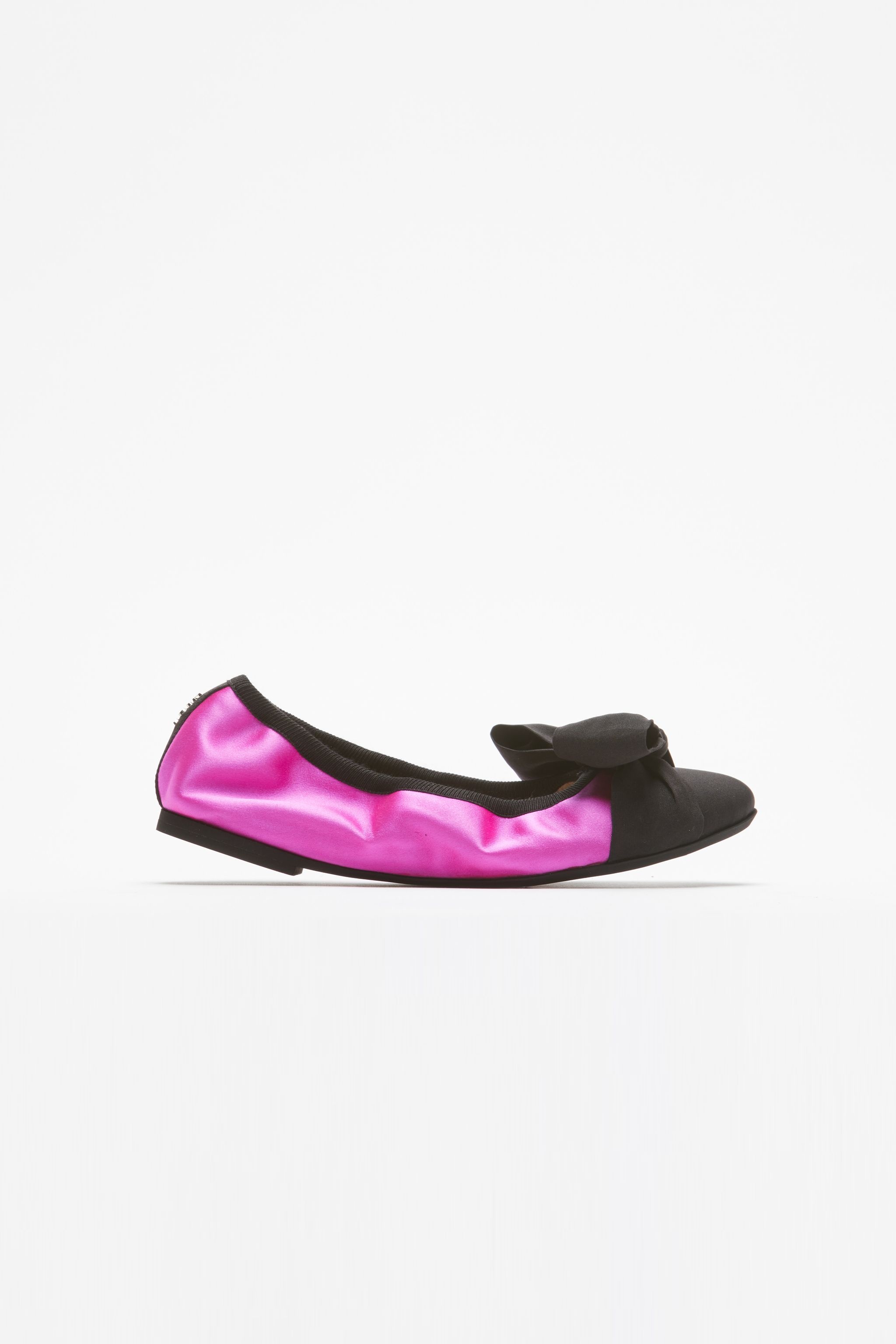 BOW-EMBELLISHED ELASTICATED FLATS - 1