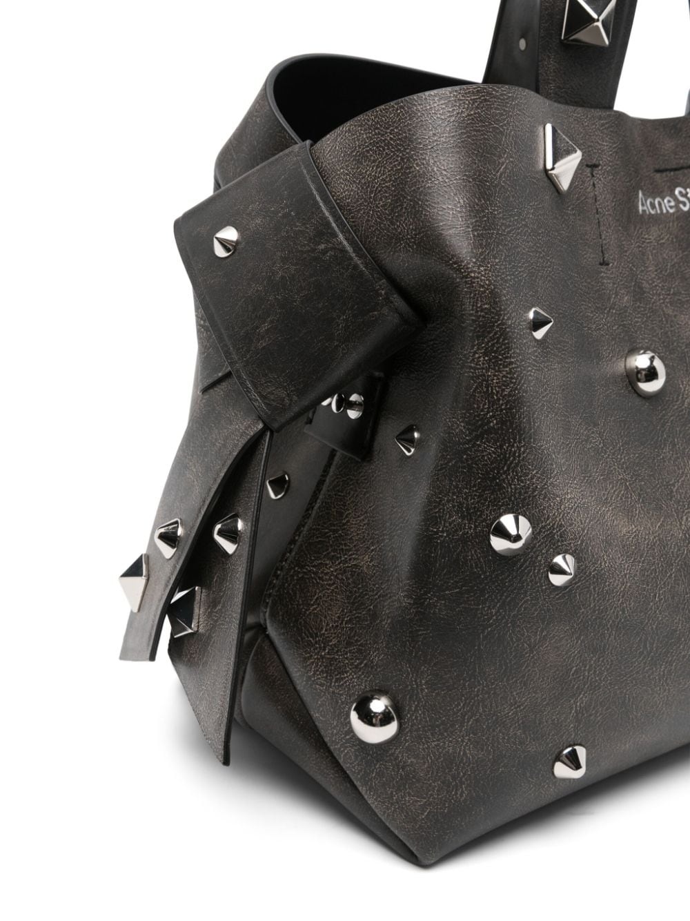 midi Musubi leather tote bag - 4