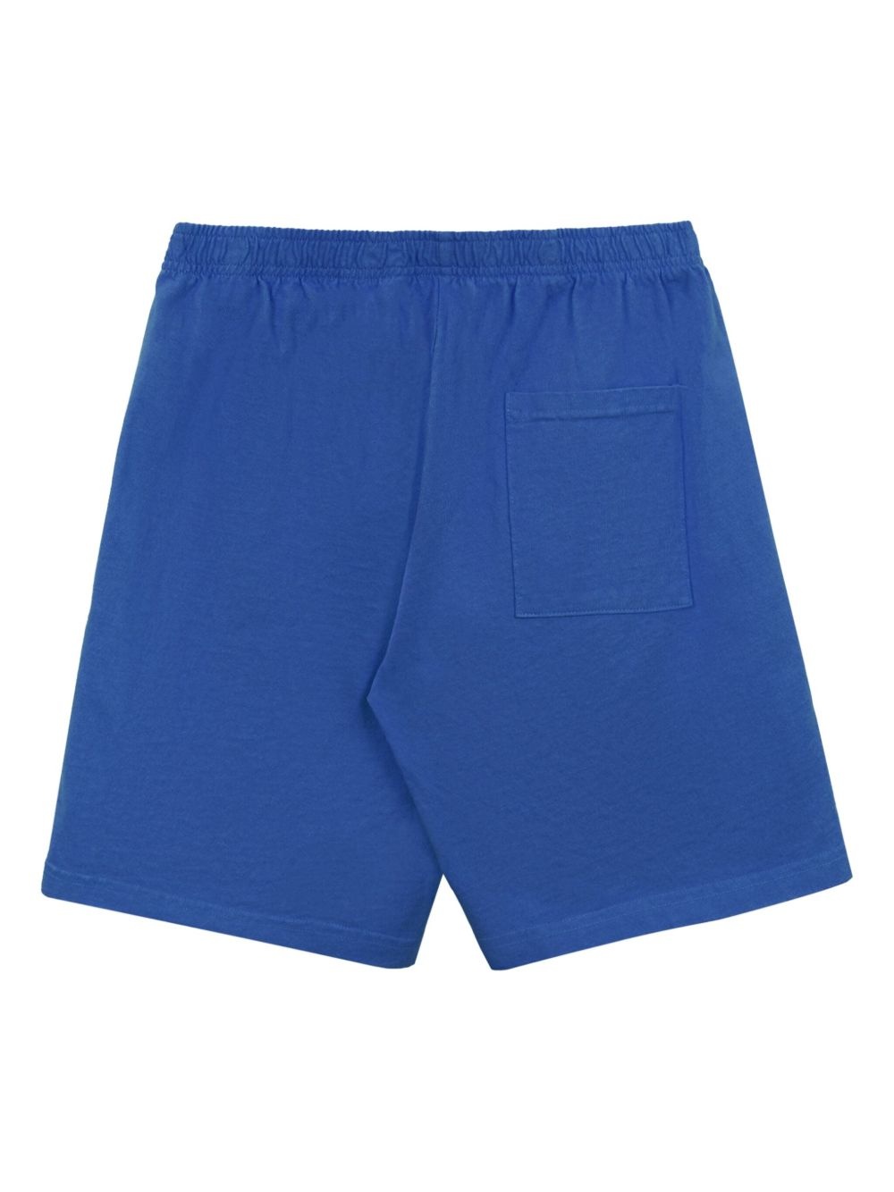 logo-print cotton track shorts - 2