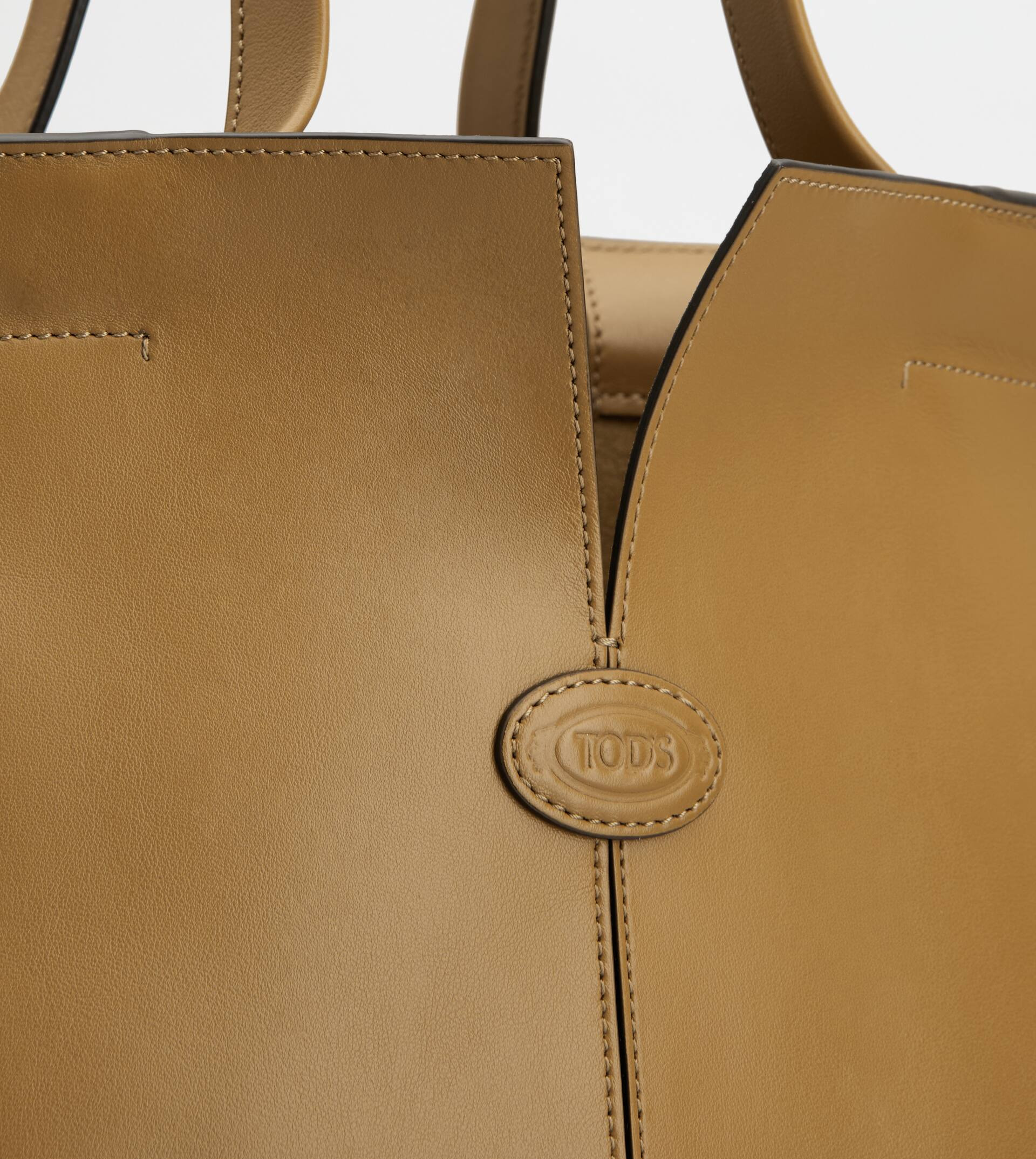 TOD'S DI BAG FOLIO IN LEATHER SMALL - BROWN - 6