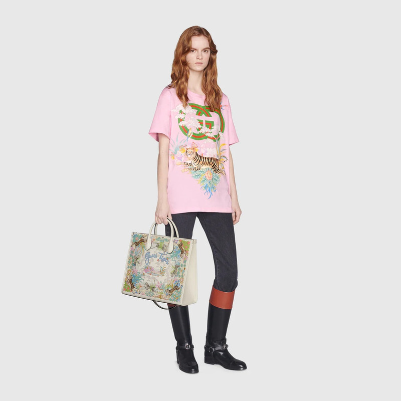 Gucci Tiger Medium tote bag 9