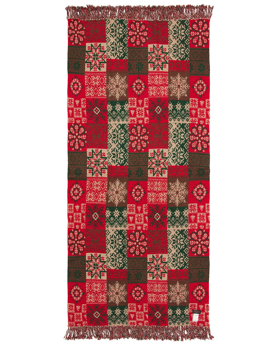 Blanket Double Jacquard Patchwork Like Pattern - 3