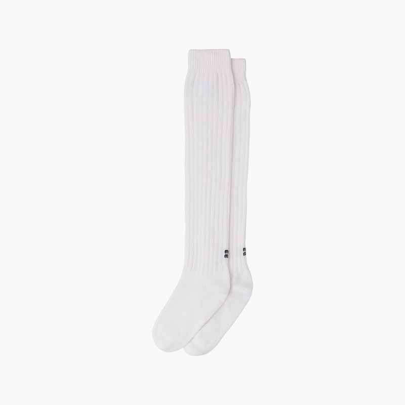 Wool over-the-knee socks - 2